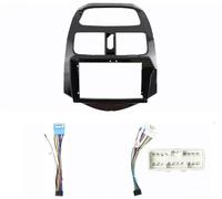 Marco Radio Coche Radio Coche Estéreo Android GPS para Salpicadero Marco Kit para Spark para Beat para Daewoo para Matiz 2010-2014 Marco Radio para Coche(FrameB Cable A)