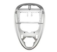 Marco Radio Coche Radio De 9 Pulgadas para Citroën para Xsara para Picasso 1999-2010 Adaptador Audio para El Marco Coche Kit Embellecedor para Salpicadero WEFOLCC(Plata)