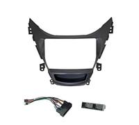 Marco Radio de Coche Embellecedor para Panel De Instalación De Radio De 9 Pulgadas para Hyundai para Elantra 2012, 2013, 2014 Y 2015. FHCBUTAE(2014 2015frame Cable)