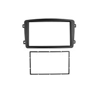 Marco Radio de Coche Kit De Embellecedor para Panel Estéreo De Doble DIN, Radio, DVD Y Salpicadero para Mercedes para Benz Clase C W203 2000-2004 FHCBUTAE(173x98mm)