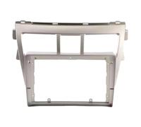 Marco Radio de Coche Kit de instalación de Panel de Radio estéreo de 9 Pulgadas para Toyota para Vios 2007, 2008, 2009, 2010, 2011 y 2012 FHCBUTAE(Frame-Silver)