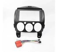 Marco Radio de Coche Kit De Montaje para Radio Y Panel De Instrumentos De para Mazda 2 Y para Demio 2007-2014 9 Pulgadas, Adaptador para Marco De Coche(Frame Cable)