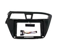 Marco Radio de Coche Marco De Panel De Radio De 9 Pulgadas para Hyundai I20 2015-2017, Reproductor MP5, 2 DIN(Frame-Cable-LHD)