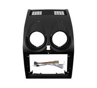 Marco Radio de Coche Marco para DVD De Coche De 9 Pulgadas, Panel De Audio, Pantalla De Radio 2 DIN para Nissan para Qashqai (2008-2014)(Frame an Cord)