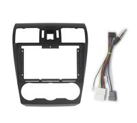 Marco Radio de Coche Marco para Radio Estéreo, Panel De Instrumentos, Fascia, Soporte Consola Central para Subaru para Impreza/XV 2011-2016 FHCBUTAE(Fascia and Cable)