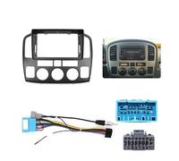 Marco Radio De Coche Marco Radio Multimedia Coche 9 Pulgadas Adaptador Soporte Montaje para Tablero Decodificador para Suzuki para Grand para Vitara para XL-7 2001-2006(Frame Cable)