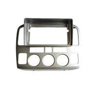 Marco Radio de Coche Panel De Navegación para Radio De Coche para Suzuki para Grand para Vitara XL-7 2001 2002 2003 2004 2005 2006 FHCBUTAE(Plata)