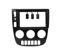 Marco Radio de Coche para Mercedes para Benz ML320 Clase M- W163 2003, 2004-2005 - Embellecedor para Radio De 9 Pulgadas - Panel De Instalación En El Tablero(Black Frame)