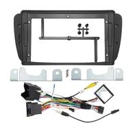 Marco Radio Estéreo 9 Pulgadas 2DIN para Seat para Ibiza 6J 2008-2013 Arnés Cableado Adaptador Cable Alimentación Y Decodificador CANbus(Frame AN CANBUS)