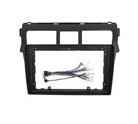 Marco Radio Panel Estéreo Panel Salpicadero para Radio Coche 2 DIN Embellecedor para Salpicadero Estéreo De 9 Pulgadas para Toyota para Vios 2007-2012 2011 2010 2009(B1)