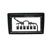 Marco Radio para Coche 7 9 Pulgadas Universal 2 DIN Car Radio Fascia para Unidad Central Panel Tablero Montaje Embellecedor Kit Placa Frontal Panel Embellecedor Radio(9 Inch A)