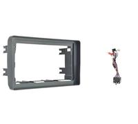 Marco Radio para Coche para Fiat para Panda 2003-2011 9 Reproductor Radio Android Panel DVD Marco 2 DIN Dash Kit Instalar Conjunto Cubierta Marco Radio Coche(Frame and Cable)
