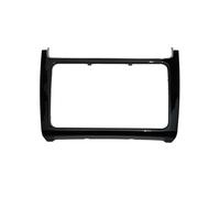 Marco Radio para Coche para VW para MQB para Polo 6C 6R 2014-2017 ABS para Marco Radio Unidad Central Pantalla Bisel CD Placas Marco Panel Marco Radio Coche(Matte Black)