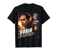 Marco Rubio 2028 Make Democrats Cry Again Action Poster Camiseta
