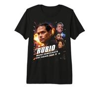 Marco Rubio 2028 Make Democrats Cry Again Action Poster Camiseta Premium