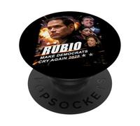 Marco Rubio 2028 Make Democrats Cry Again Action Poster PopSockets PopGrip Adhesivo