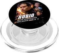Marco Rubio 2028 Make Democrats Cry Again Action Poster PopSockets PopGrip para MagSafe