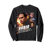 Marco Rubio 2028 Make Democrats Cry Again Action Poster Sudadera
