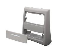 Marco Salida Aire Compatible Con 3 E90 E91 2005-2012 Consola Central Trasera Aire Acondicionado Rejilla Ventilación Marco Exterior Cenicero Panel Embellecedor 51167145681(Model D Gray)