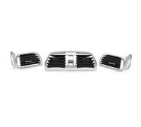 Marco Salida Aire Compatible Con Porsche GT2 GT3 997 2004 2005 2006-2012 Rejilla Ventilación Central Delantera Izquierda Derecha Panel Salida 99755214106(1 Set)