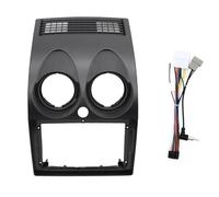 Marco Salpicadero Radio Coche 2DIN Panel Estéreo 9 Pulgadas Arnés Cableado Cable Alimentación para Nissan para Rogue para Qashqai para Dualis 2008-2013 MENSUNUBNM(Frame Cable 2)