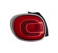 Marco satinado luz trasera derecha para fiat 500l trekking 2012 en adelante