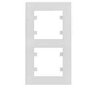 Marco serie lumina intense (WL5620) 2 elementos vertical color blanco polar