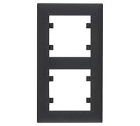 Marco serie lumina intense (WL5623) 2 elementos vertical color negro