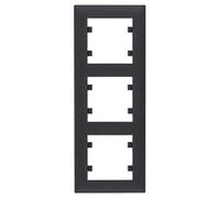 Marco serie lumina intense (WL5633) 3 elementos vertical color negro