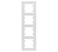 Marco serie lumina intense (WL5640) 4 elementos vertical color blanco polar