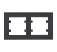 Marco serie lumina intense (WL5723) 2 elementos horizontal color negro