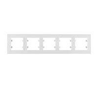 Marco serie lumina intense (WL5750) 5 elementos horizontal color blanco polar