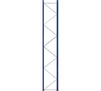 Marco soporte para estanterías para palets, desmontado eurokraft pro, azul genciana RAL 5010 / galvanizado