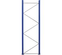 Marco soporte para estanterías para palets, desmontado eurokraft pro, azul genciana RAL 5010 / galvanizado