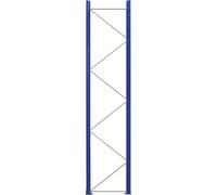 Marco soporte para estanterías para palets, desmontado eurokraft pro, azul genciana RAL 5010 / galvanizado