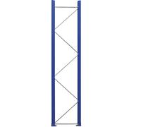 Marco soporte para estanterías para palets, desmontado eurokraft pro, azul genciana RAL 5010 / galvanizado