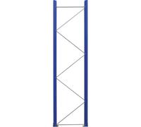 Marco soporte para estanterías para palets, desmontado eurokraft pro, azul genciana RAL 5010 / galvanizado
