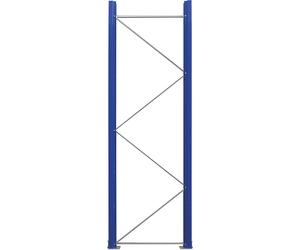 Marco soporte para estanterías para palets, desmontado eurokraft pro, azul genciana RAL 5010 / galvanizado