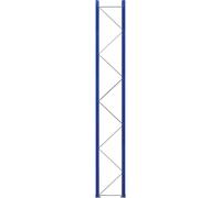 Marco soporte para estanterías para palets, premontado eurokraft pro, azul genciana RAL 5010 / galvanizado
