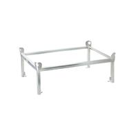eurokraft pro Marco superpuesto, para bastidor rodante para europalet, galvanizado
