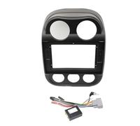 Marco Tablero 10,1 Pulgadas 2 DIN para Jeep para Compass para Patriot 2010-2016 Marco Tablero Estéreo GPS MP5 Reproductor Android Panel Embellecedor Bisel Radio(A Set)