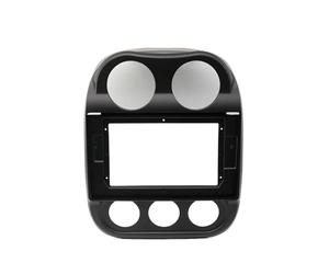 Marco Tablero 10,1 Pulgadas 2 DIN para Jeep para Compass para Patriot 2010-2016 Marco Tablero Estéreo GPS MP5 Reproductor Android Panel Embellecedor Bisel Radio(Frame)