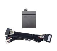 Marco Tablero 12,3 Pulgadas para A4 B9 para A5 2017-2024 Marco Coche Adaptador Fascia Caja Canbus Decodificador Android Radio Dash Kit Panel Ajuste Bisel Radio(Cable)