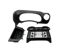 Marco Tablero Adaptador Fascia con Marco 10,1 Pulgadas Kit Panel Ajuste Tablero Audio Y Radio Android para Jeep para Wrangler para Rubicon 2015-2017 Bisel Radio