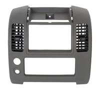Marco Tablero Bisel De La Tapa del Panel Instrumentos Consola Central Tablero para Nissan para Frontier 2005-2018 2019 2020 Reemplazo 68259-ZP16D Bisel Radio(Grey)