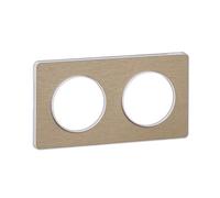 Schneider elec ppm - pmo 61 20 - Marco touch 2 elementos bronce cepillado