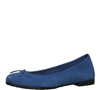 MARCO TOZZI 2-2-22100-20, Zapatos tipo ballet para Mujer, Azul (Royal Nubuck), 38 EU