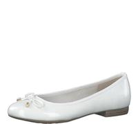 MARCO TOZZI 2-2-22137-20, Zapatos tipo ballet para Mujer, Beige (Ivory Patent), 38 EU