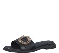 MARCO TOZZI 2-2-27153-20, Pantolette para Mujer, Negro (Black/Gold), 40 EU