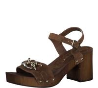 MARCO TOZZI 2-2-28362-20, Sandalia con talón para Mujer, Marrón (Cognac), 40 EU